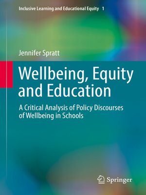 cover image of Wellbeing, Equity and Education
